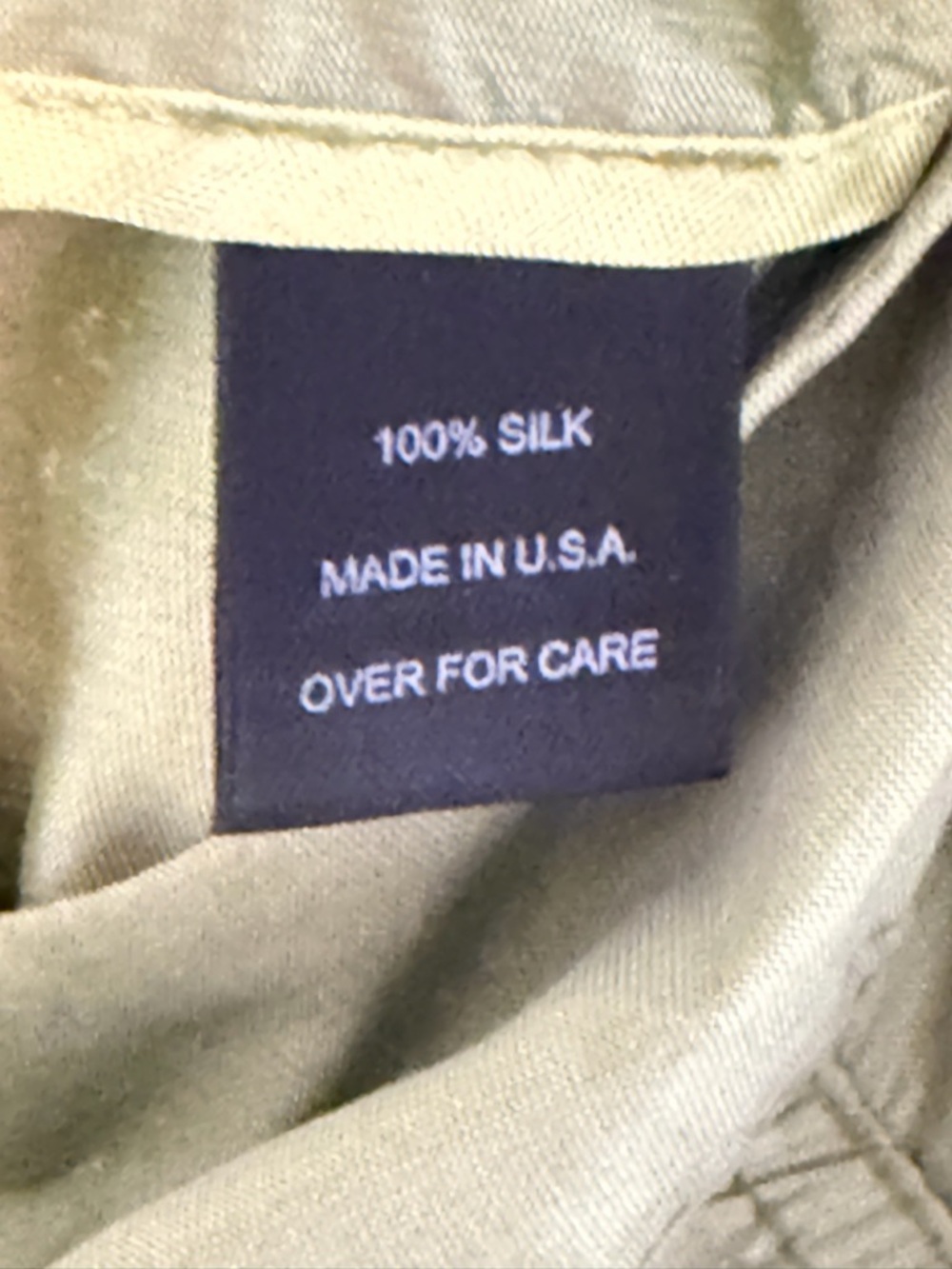 NWT: Areli Collection Green Silk A-Line Midi Skirt  Size 10 - Picture 8 of 11